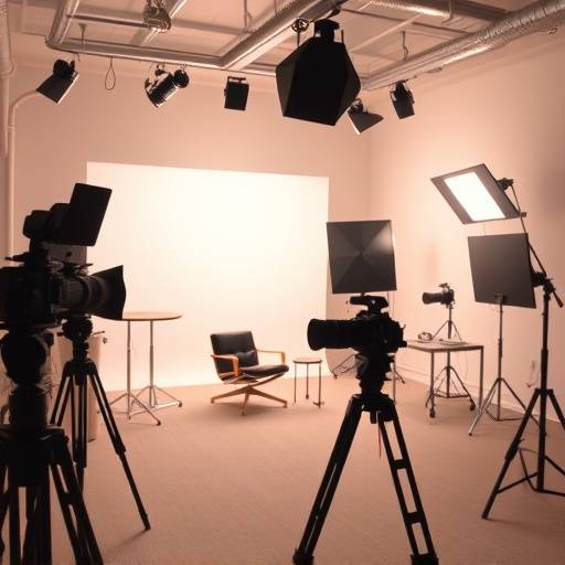 Salle de montage équipée